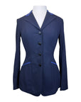 RJ Classics 'Victory' Orange Label Show Coat in Navy/Ocean Blue