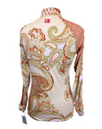 Kastel 'Charlotte' Floral Sun Top in Royal Paisley