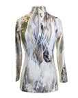 Arista Equestrian 'Brio-Tek' 1/4 Zip Shirt in Watercolor Horse