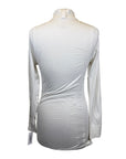 Goode Rider 1/2 Zip Seamless Shirt in White