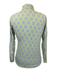IBKUL Long Sleeve Shirt in Green/Blue