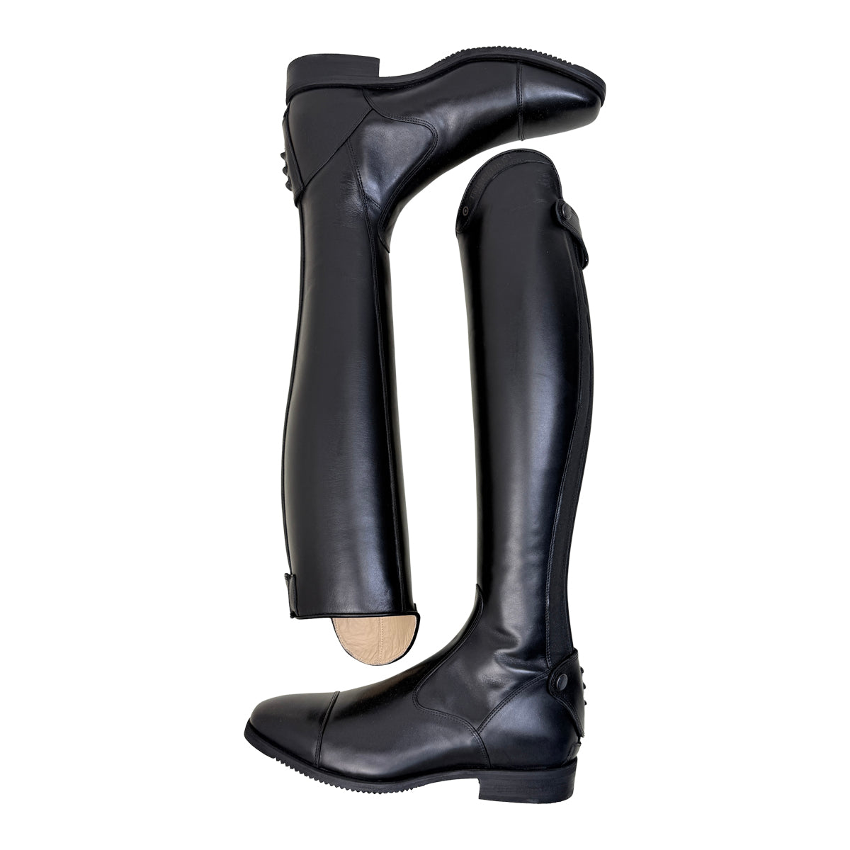 DeNiro Tricolore 'Italo' Dress Boots in Black