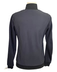 Back of Cavalleria Toscana Stretch Bomber Jacket in Black - Women's Medium
