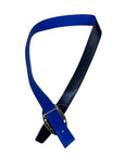 Euro-Star Reversible Leather Belt in Navy/Royal Blue