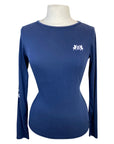 B Vertigo 'Daniele' Long Sleeve Tee in Navy - Women's 6 (Small)