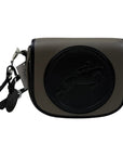 Tucker Tweed 'Camden' Hunter Jumper Cross Body Bag in Elephant/Black