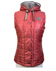Pikeur Quilted Puffer Vest in Blood Orange