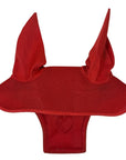 Heart Mesh Bonnet in Red