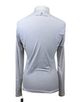 Cavalleria Toscana Logo 1/4 Zip in White/Black Logo