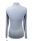 Armateq Ultra Breathable Mock Neck LS Shirt in White/Sage Green