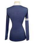 Sport Horse Lifestyle 'Clementine' Show Shirt in Navy - Women's XS