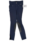 Kerrits 'Crossover' Knee Patch Breeches in Navy