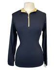 EIS 1/4 Zip Base Layer in Black - Women's XL