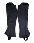 Grand Prix Smooth Half Chaps in Black