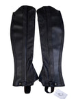 Grand Prix Smooth Half Chaps in Black