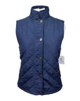 Riding Sport Quilted Vest in Navy