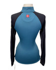 Kastel Long Sleeve 1/4 Zip in Pine/Black