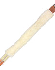 Edgewood Sheepskin Single End Elastic Girth in Chestnut