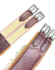 Edgewood Sheepskin Single End Elastic Girth in Brown