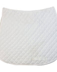 Lettia CoolMax Quilted Dressage Pad in White