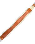 Edgewood Fancy Stitch Sheepskin Girth in Chestnut