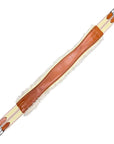 Edgewood Sheepskin Double End Elastic Girth in Chestnut