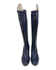 LM Custom Dressage Boots in Navy/Chocolate