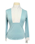 Chestnut Bay SkyCool 'Liberty' Show Shirt in Aqua/Multi Geo