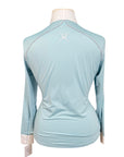 Chestnut Bay SkyCool 'Liberty' Show Shirt in Aqua/Multi Geo