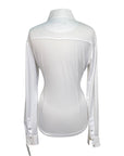 Romfh 'Lindsay' Chill Factor Show Shirt in White/Tan Paisley - Women's Medium