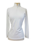 Maya Delorez Air Mesh Halfzip in White