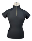 Maximilian 'Frame' Short Sleeve Base Layer in Black