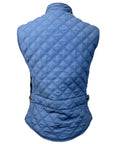 Riding Sport Quilted Vest in Light Blue