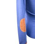 Arista 'Quintessential' V-Neck Sweater in Prussian Blue