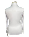 R.J. Classics 'Tori' Long Sleeve Show Shirt in White/Llamas