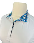 Essex Classics Talent Yarn Show Shirt in White/Blue Camo