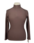 Maximilian 'Reflection' Long Sleeve Base Layer in Brown - Women's Large