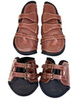 Majyk Equipe Leather Jump Boots Set of 4 in Brown - Pony M/L