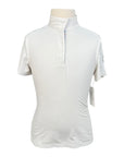 Dover Saddlery 'CoolBlast 100' Show Shirt in White/Paisley