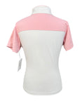 Elation 'Grace' Show Shirt in White/Pink