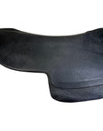 SaddleRight English Glove Leather Saddle Pad in Black