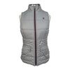 Ariat Reversible Puffer Vest  in Purple Plaid/Grey