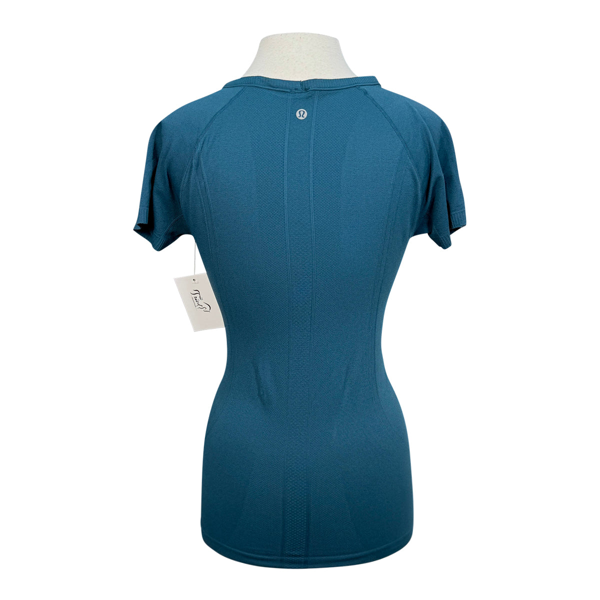 Lululemon Swiftly Short Sleeve Active Shirt in Blue Twill