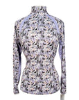 Ariat TEK Heat Series Long Sleeve Shirt in Purple/Pink Watercolor