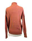 Hannah Child's 'Sassy' Boyfriend 1/4 Zip Sweater in Russet