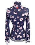 Kastel 'Charlotte' Floral Sun Top in Navy - Women's Small
