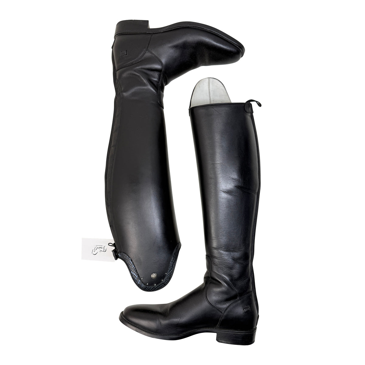 DeNiro Tricolore 'Puro Duo' Dress Boots in Black
