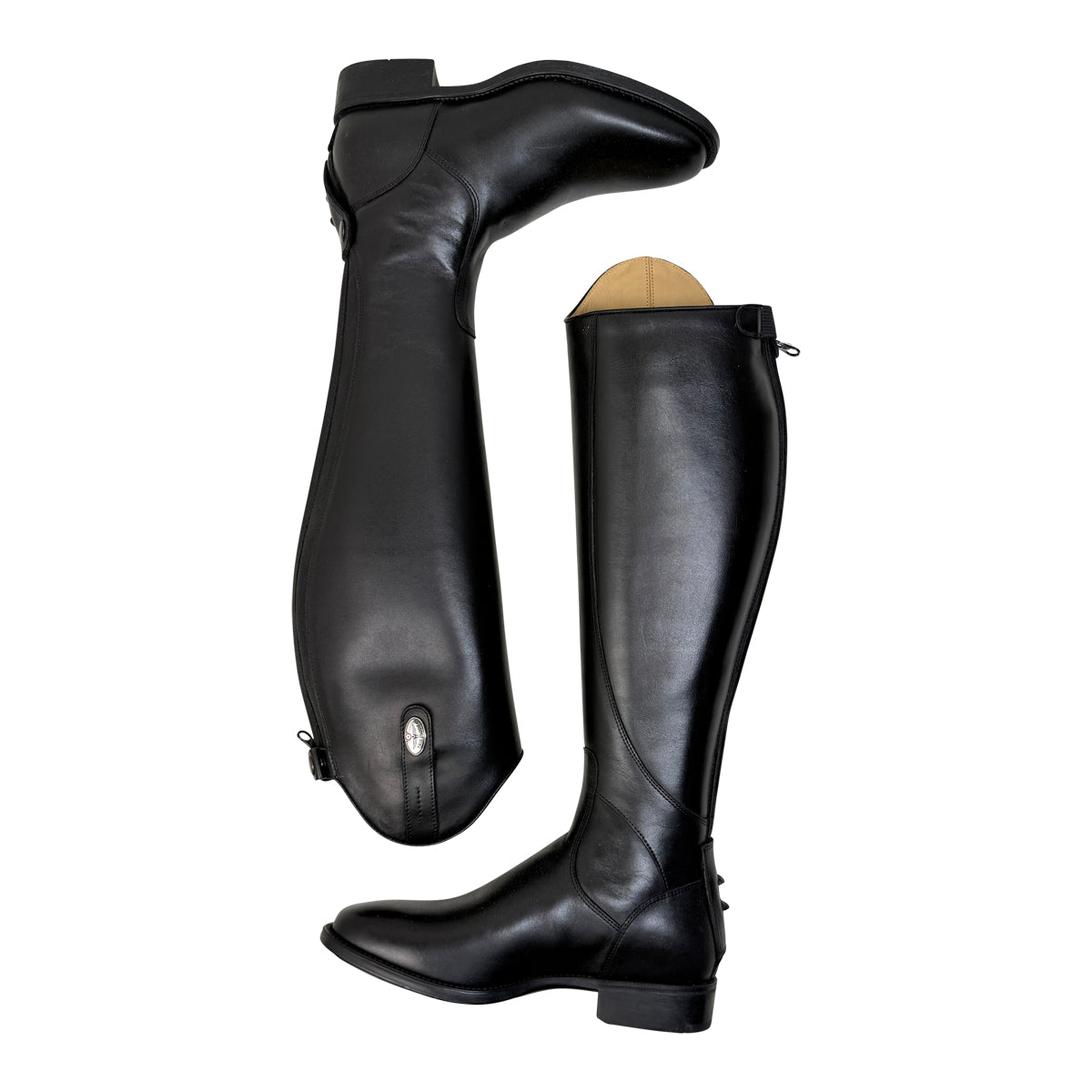 DeNiro Tricolore 'Amabile Pro' Smooth Dress Boots in Black
