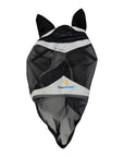 Shires 'Pro Fly Guard' Fly Mask in Black/Grey