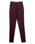 Black Heart Equestrian 'Cara Hybrid' Breeches in Cranberry - Women's Small